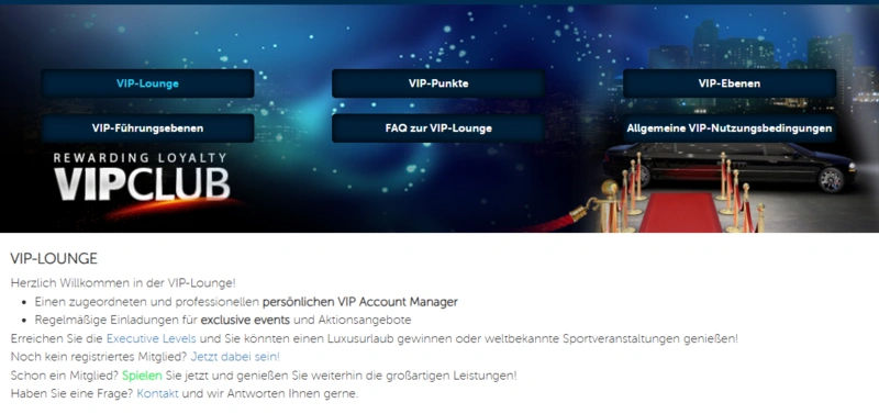 redkings vip club page